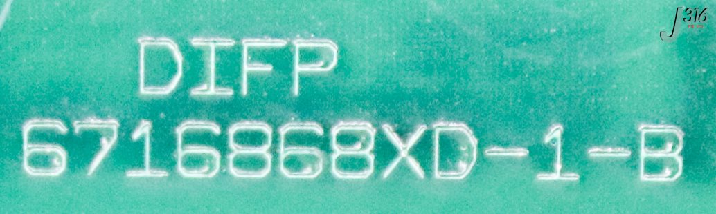 36765 MERLIN GERIN PCB ASSY, 6716868XD-1-B (PARTS) 6716868XD-2-B